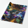 Space Nebula and Planets Wrapping Paper