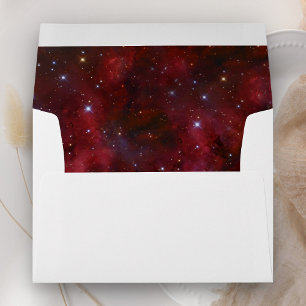 Space Nebula Maroon Galaxy Envelope
