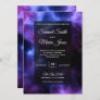 Space Nebula Purple Galaxy Wedding Invitation