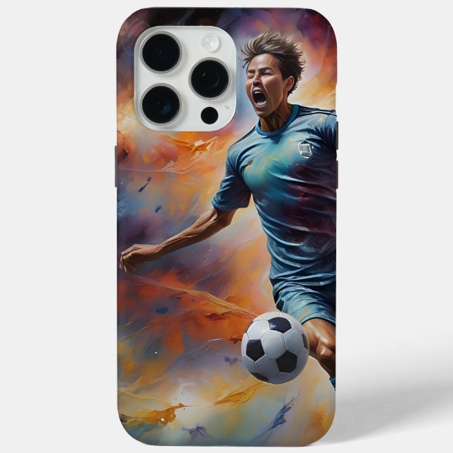 Space Nebula Soccer Shot Case-Mate iPhone Case (Back)