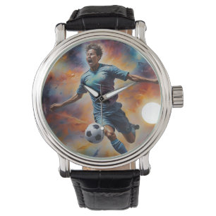 Space Nebula Soccer Shot Watch