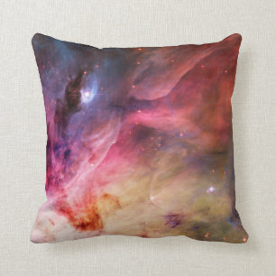 Space Nebula Throw Pillow