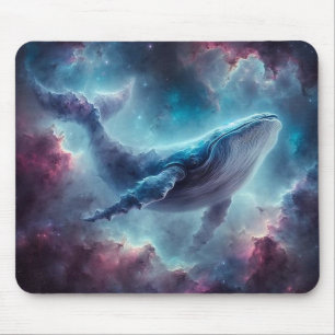 Space Nebula Whale Mousepad