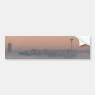 Space Needle above the Fog bumper sticker
