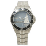 Space Needle and Sailboat Customizable Watch