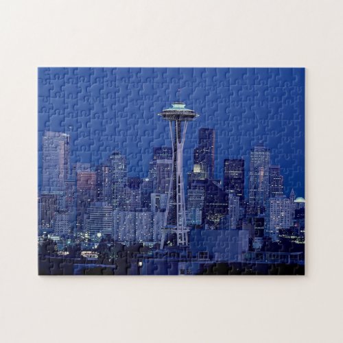 Space Needle Seattle Worlds Fair Jigsaw Puzzle