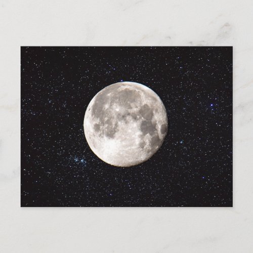 Space Night Sky Moon Postcard