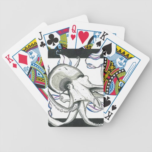 Space Octopus Deck of Playing Cards | Zazzle