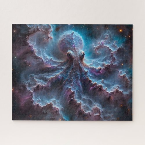 Space Octopus Jigsaw Puzzle