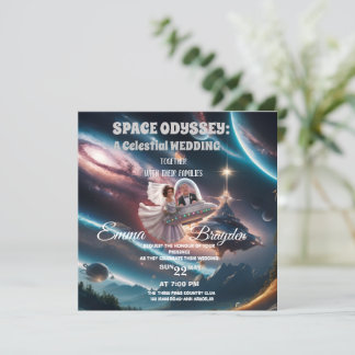  SPACE ODYSSEY:A CELESTIAL WEDDING INVITATION