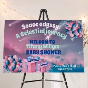 SPACE ODYSSEY:Celestial journey /BABY SHOWER Foam Board