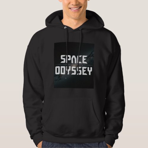 Space Odyssey Colorful T_Shirt Text Design Hoodie