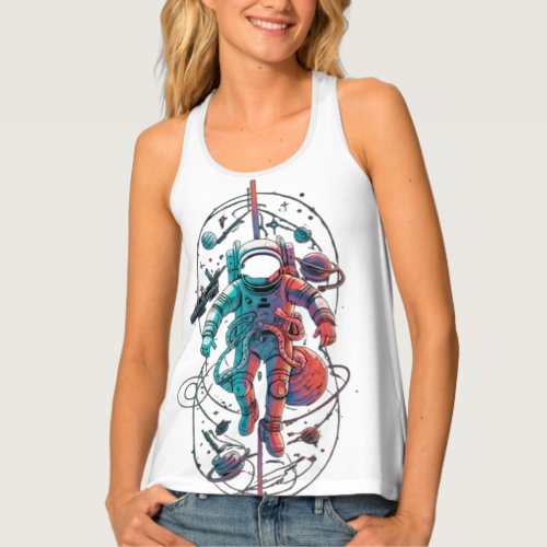 Space Odyssey Gravitys Galactic Journey Tank Top