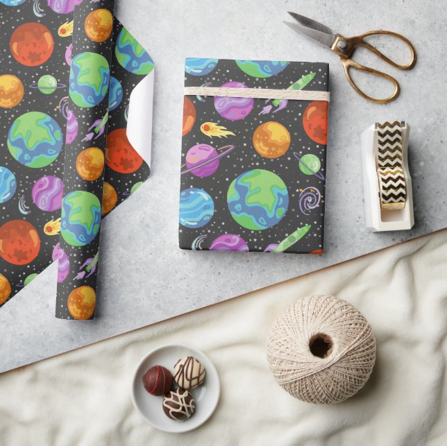 Space Odyssey Wrapping Paper (Crafts)