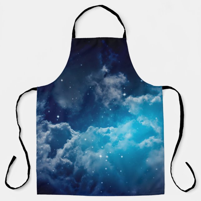 Space of night sky with cloud and starssky,night,b apron (Front)