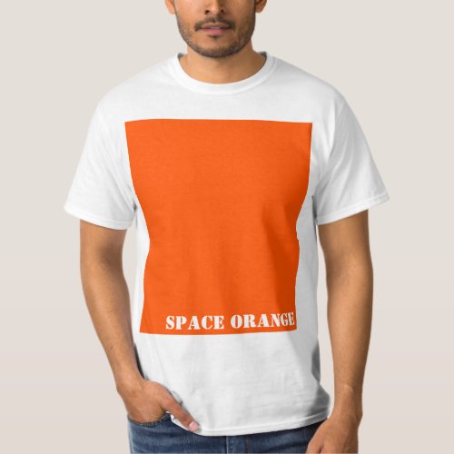 Space orange T_Shirt