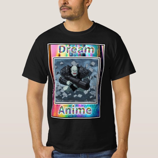 Space Orc Dream Anime T-Shirt (Front)