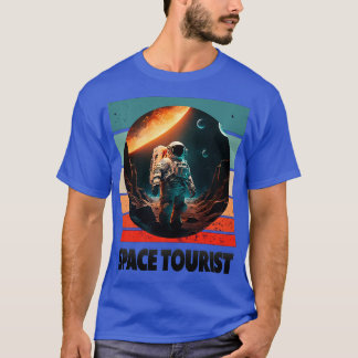 Space ourist Outer Space Outer Space Astronaut Lon T-Shirt