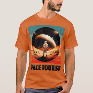 Space ourist Outer Space Outer Space Astronaut Lon T-Shirt