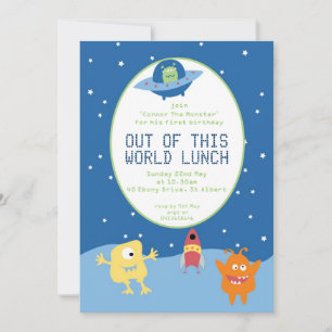 Space Out of this World Invitation