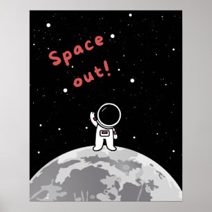 Space out wall art