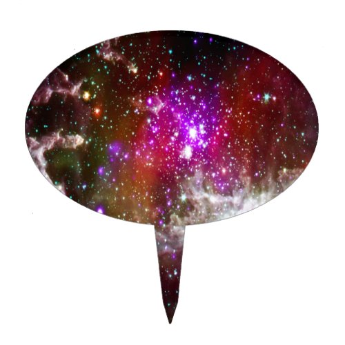 Space _ Pacman Nebula Cake Topper