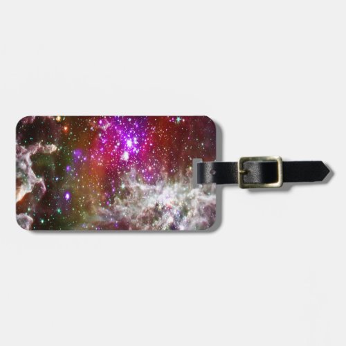 Space _ Pacman Nebula Luggage Tag