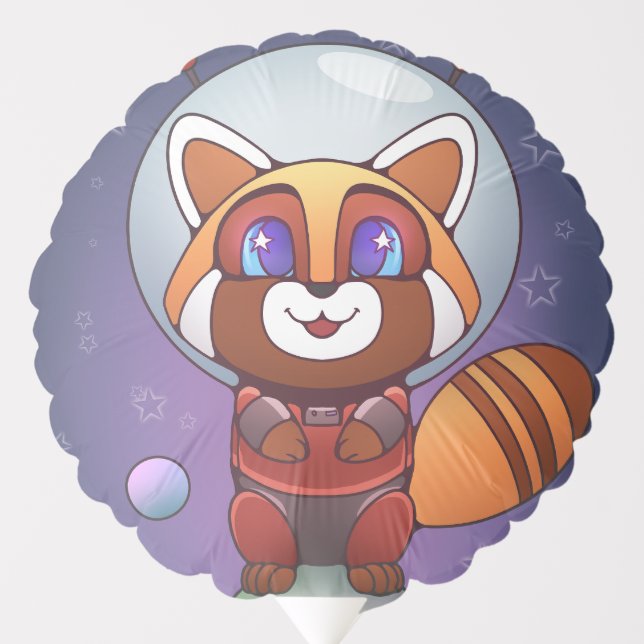 Space Panda Chippy! Balloon (Front)