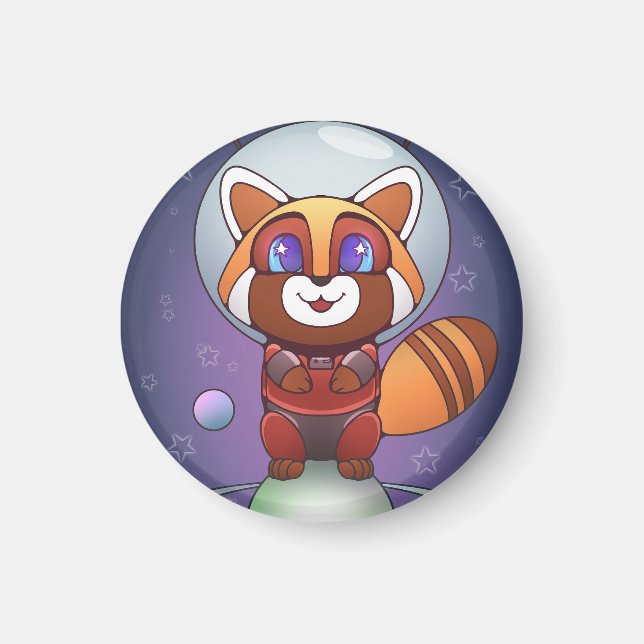 Space Panda Chippy! Magnet (Front)