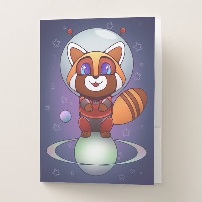 Space Panda Chippy! Pocket Folder (Front)