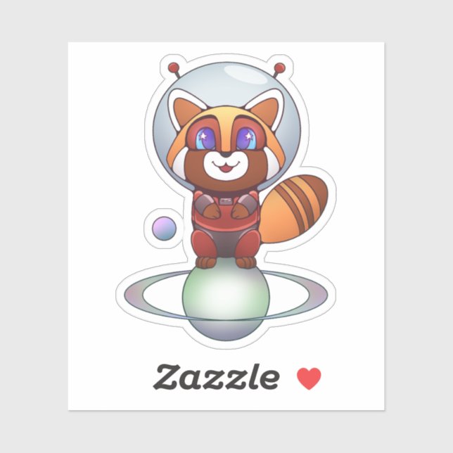 Space Panda Chippy! Sticker (Sheet)