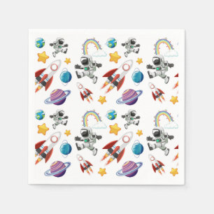 Space Paper Napkins, Galaxy Party Supplies Napkins
