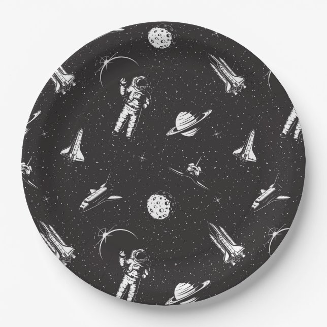 Space Paper Plates (Front)