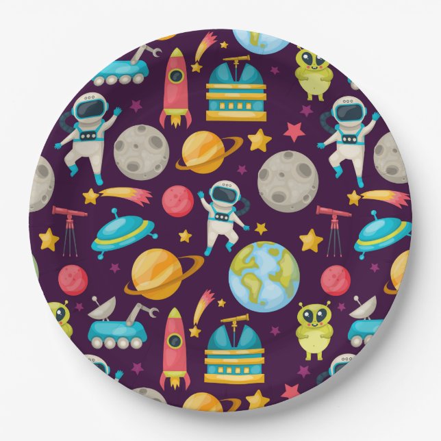 Space Paper Plates (Front)