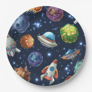 Space Paper Plates