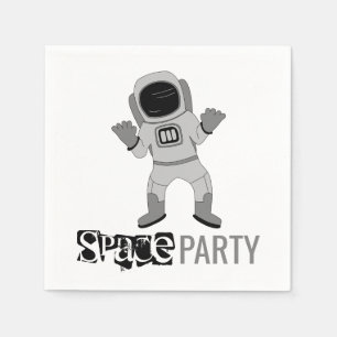 Space Party Astronaut, Birthday Napkins