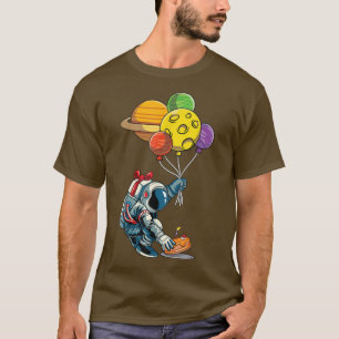 Space Party Astronaut Birthday Outer Space Birthda T-Shirt