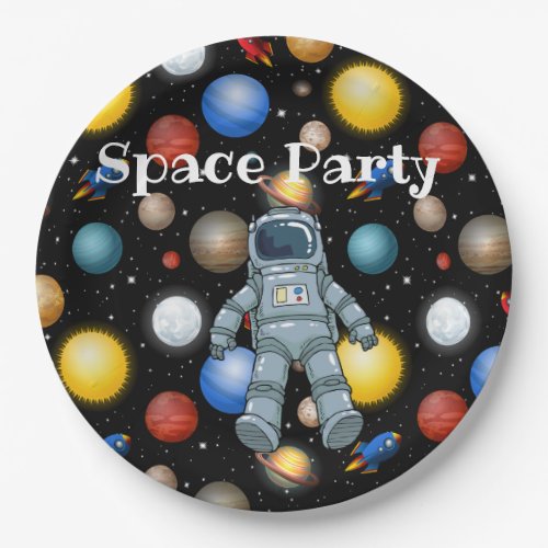 Space Party  Paper Plates