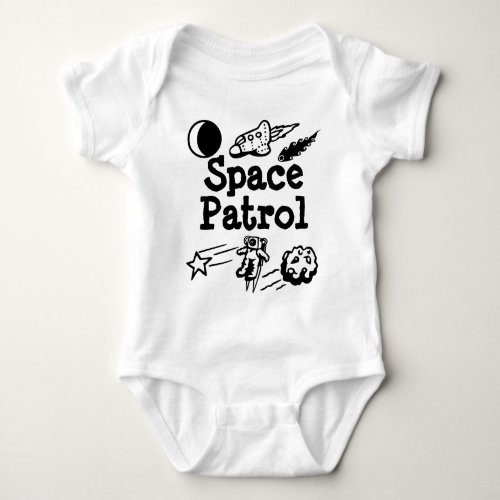 Space Patrol Baby Baby Bodysuit
