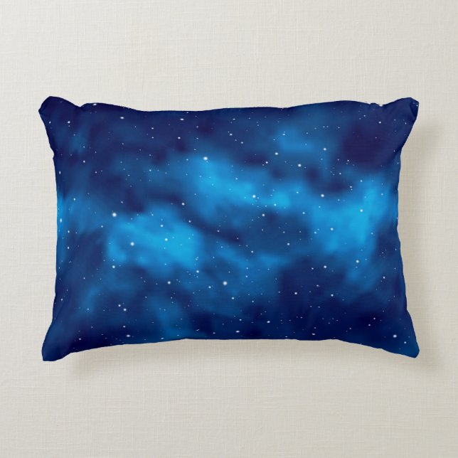 Space pattern accent pillow (Front)