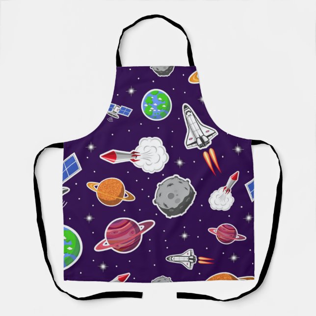 Space pattern apron (Front)