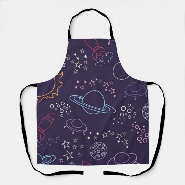 Space pattern apron (Front)