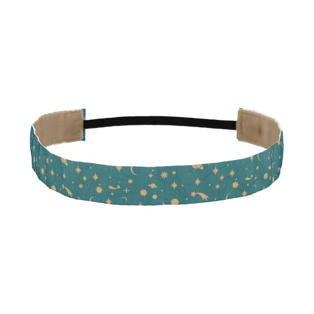 Space pattern athletic headband (Front)