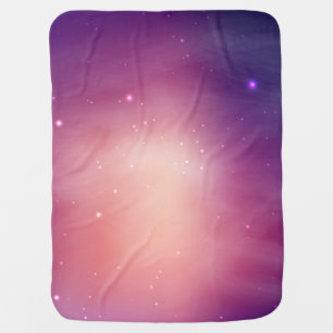 Space pattern baby blanket