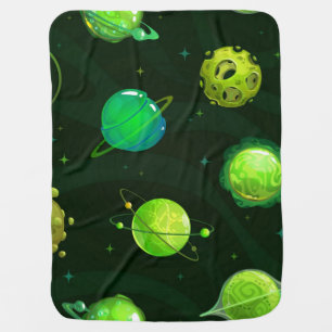 Space pattern baby blanket