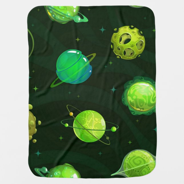 Space pattern baby blanket (Front)