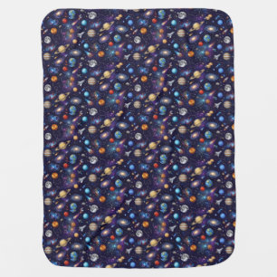 Space Pattern  Baby Blanket