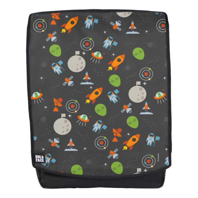 Space Pattern Backpack (Front)