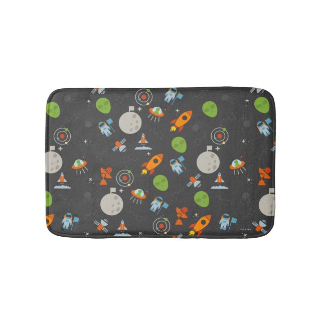 Space Pattern Bath Mat (Front)
