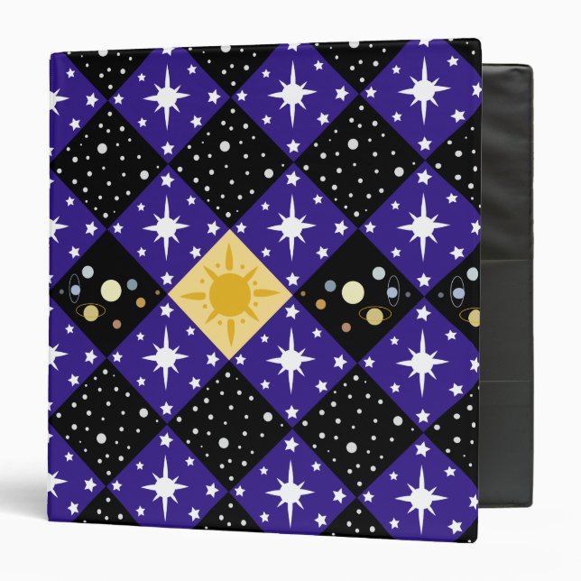 Space Pattern Binder (Front/Inside)